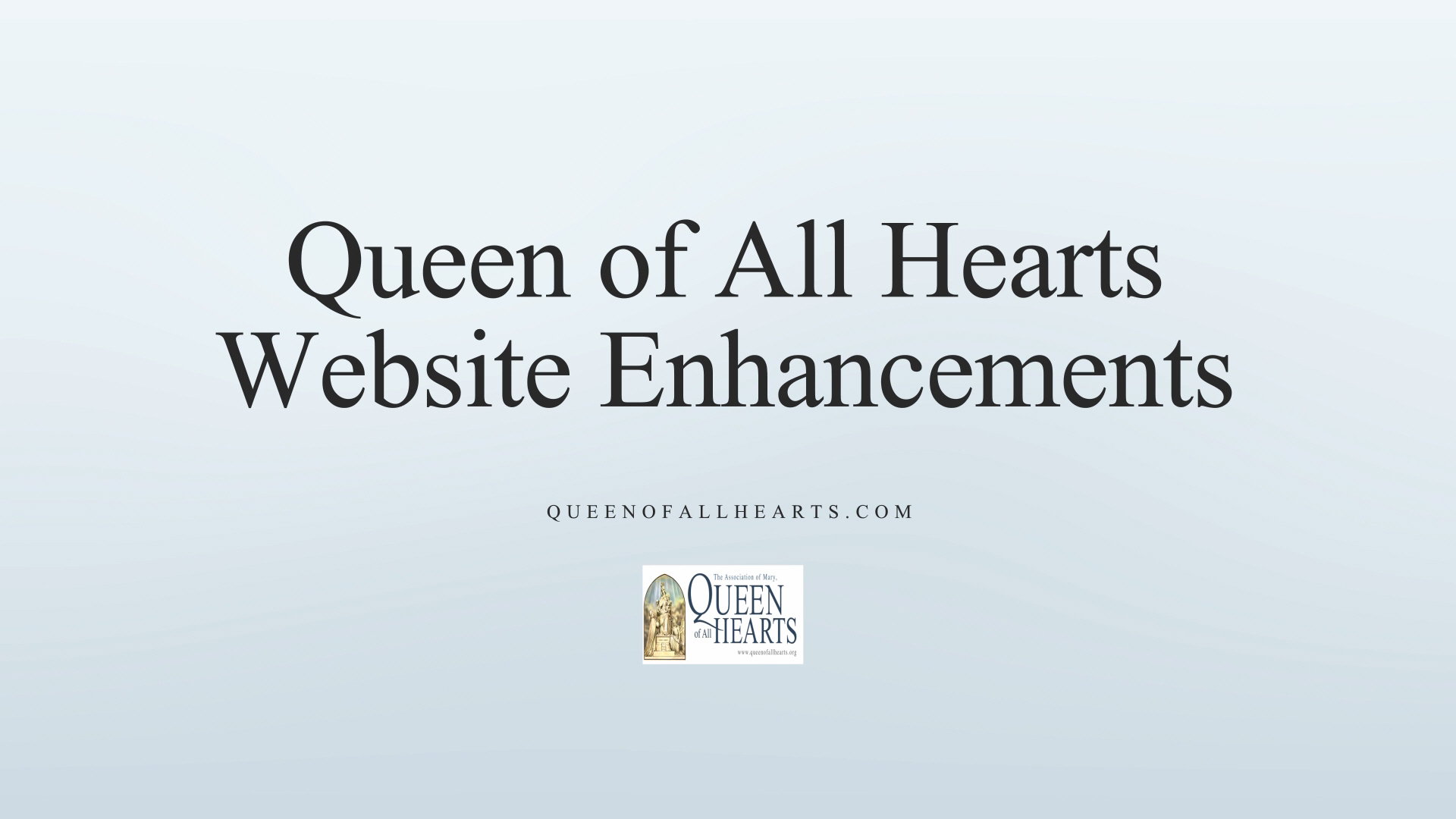 QoAH Website Enhancements