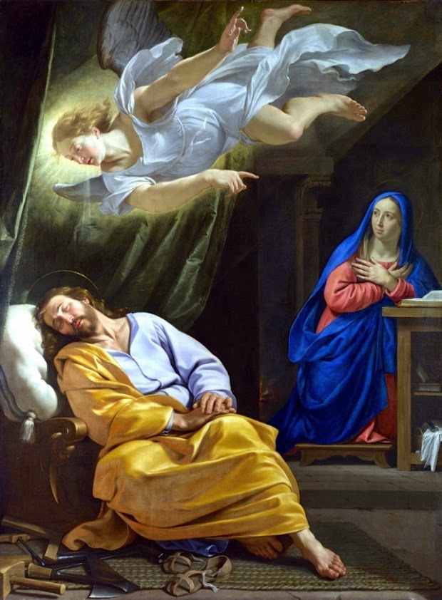 The Annunciation and Saint Joseph