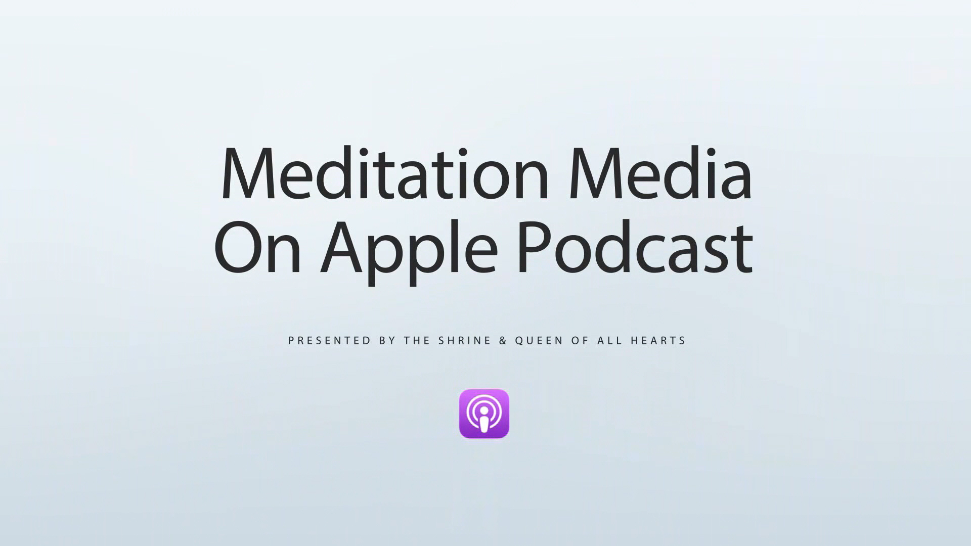 Meditation For The Week Media Now On Apple Podcasts!