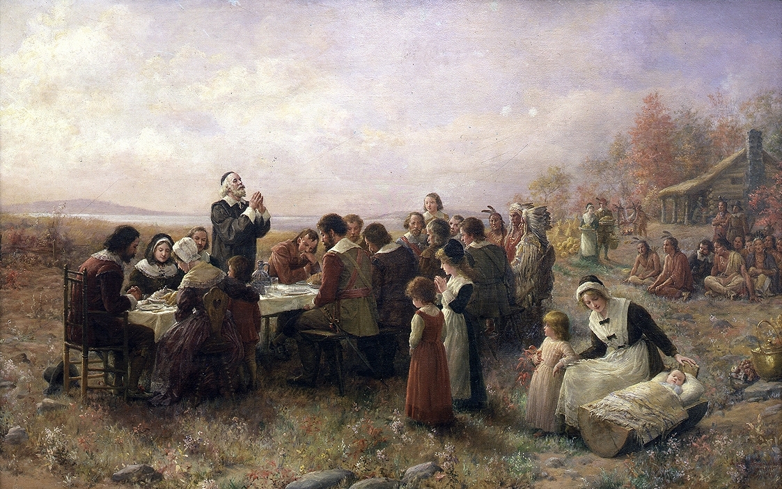One of the Images of Christian Life and Thanksgiving, is Like a Pilgrimage: The First Thanksgiving
