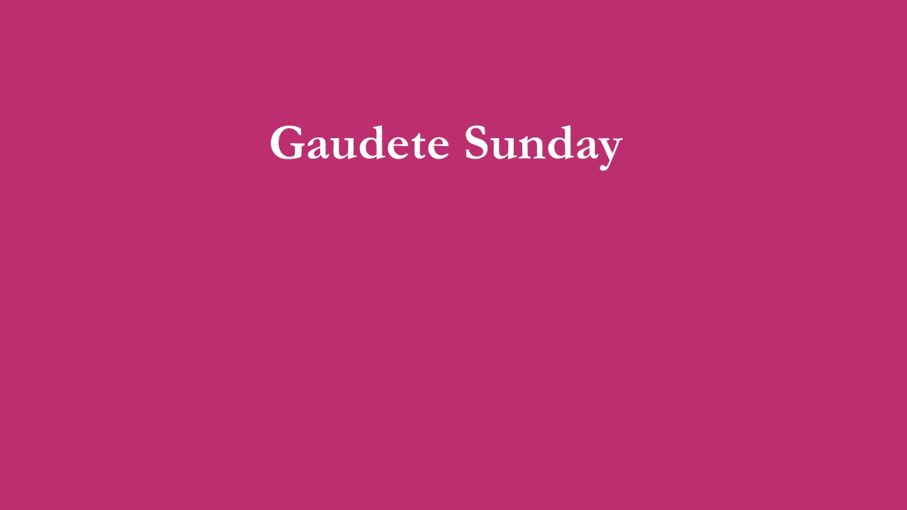 Rejoice on Gaudete Sunday: How Does the Church Change on the Third Sunday of Advent? What is the Implication for Us?